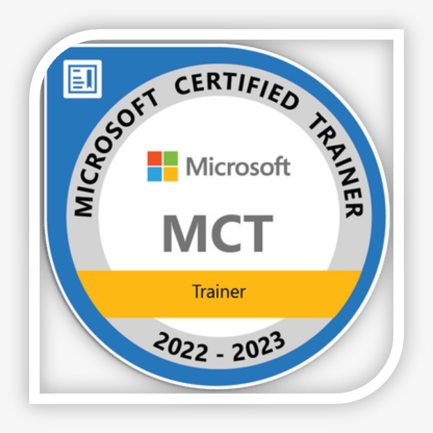 Microsoft Certified Trainer badge