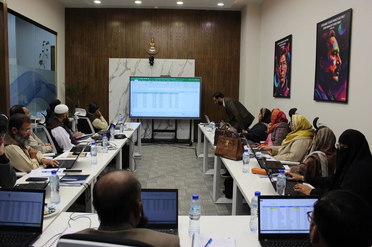 Classroom training session with participants